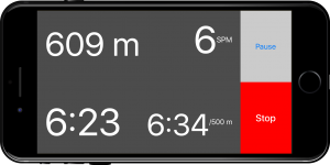 An active workout with RowingCoach.