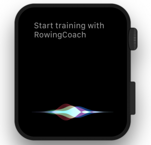 Workout start using Siri